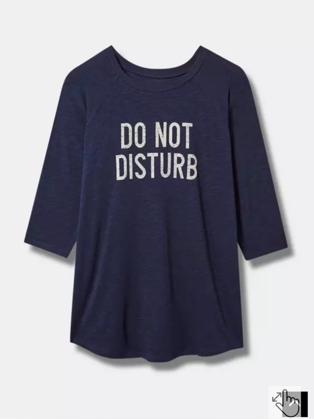 Women’s Graphic Do Not Disturb 3/4 Sleeve Tee